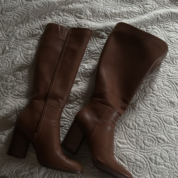 Leather Boot cognac size 8 worn 1x - Picture 5 of 5